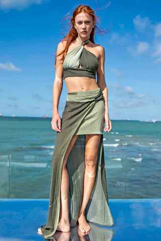 Sinem Babacan - 4in1 Büstiyer Yeşil 3