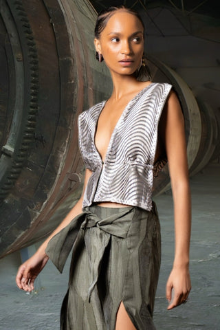 Arkalı Önlü Çift Taraflı Giyilen Büstiyer