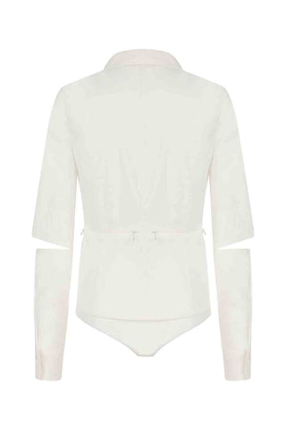 Sinem Babacan - Body Gömlek Beyaz 5