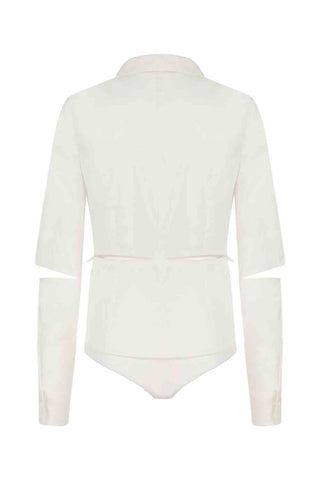 Sinem Babacan - Body Gömlek Beyaz 6