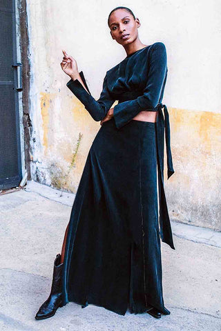 Sinem Babacan - Gizli Fermuarlı Yırtmaçlı Etek 3in1 2