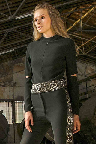 Gizli Göğüs Dekolteli Bluz