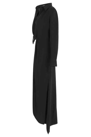 Sinem Babacan - Gizli Sırt ve Kol Dekolteli Uzun Gömlek 6