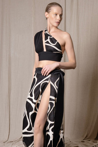 İki Taraflı giyilebilen Tek Omuz Büstiyer / sinem Babacan