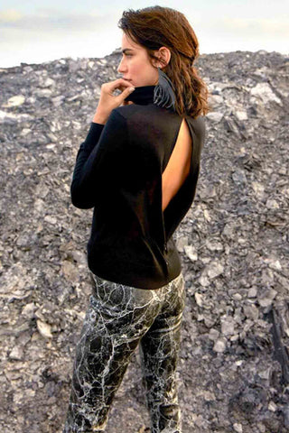 Sinem Babacan - Mermer Desenli Zayıf Gösteren Pantolon 2