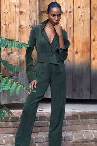 Sinem Babacan - Multifonksiyonel 2 in 1 Vegan Tulum Yeşil 1