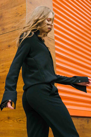 Sinem Babacan - Multifonksiyonel 2 in 1 Tulum Siyah 2