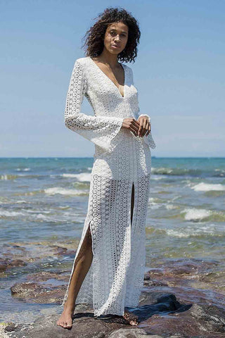 Sinem Babacan - Multifonksiyonel Güpür Tunik Elbise 2in1 1