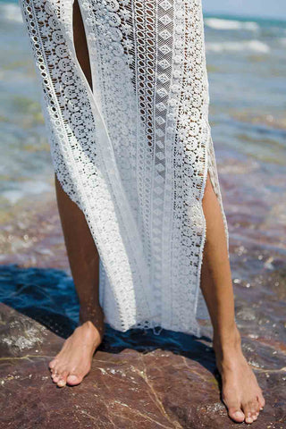 Sinem Babacan - Multifonksiyonel Güpür Tunik Elbise 2in1 8