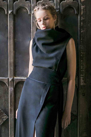 Sinem Babacan - Multifonksiyonel Kısa Elbise 3 in 1 Siyah 2