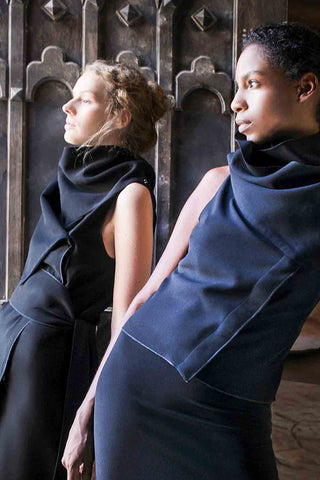 Sinem Babacan - Multifonksiyonel Kısa Elbise 3 in 1 Siyah 4