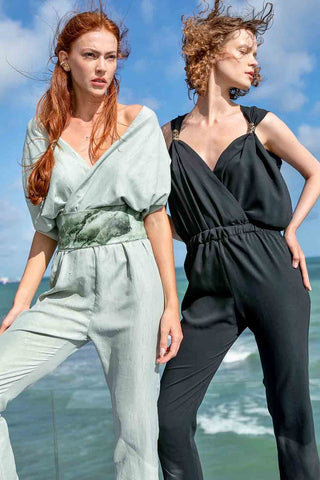 Sinem Babacan - Multifonksiyonel Şık & Günlük Tulum 4in1 Yeşil 1