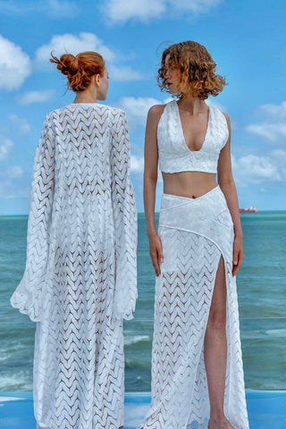 Sinem Babacan - Örme Detaylı Şort İmaj 7