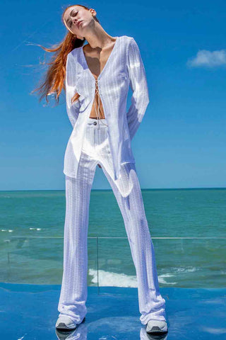 Sinem Babacan - Örme Gömlek Bluz 3