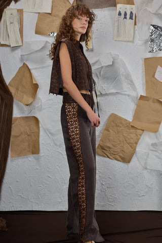 Sinem Babacan Değişen Kıyafetler tasarımından Untamed crop kaftan yelek
