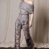 Lazer Kesim Yeşil Pantolon / Sinem Babacan
